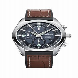 Eterna KonTiki Chronograph Black / Strap 1241.41.41.1307
