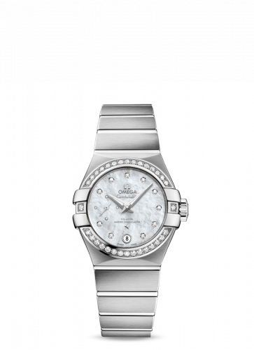 Omega Constellation Co?Axial Master Chronometer 27 Small Seconds Stainless Steel / Diamond / MOP 127.15.27.20.55.001