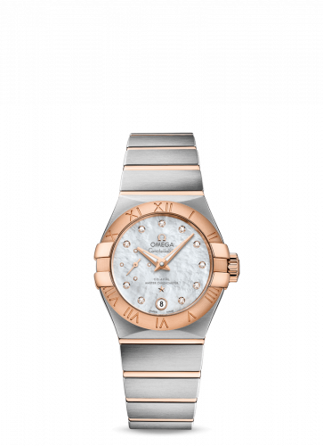 Omega Constellation Co?Axial Master Chronometer 27 Small Seconds Stainless Steel / Red Gold / MOP 127.20.27.20.55.001