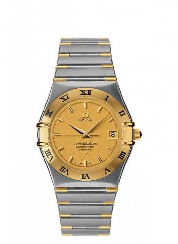 Omega Constellation Automatic 35.5 Stainless Steel / Yellow Gold / Champagne 1302.10.00