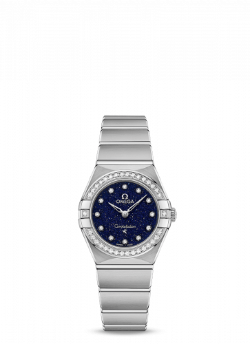 Omega Constellation Manhattan 25 Quartz Stainless Steel / Aventurine / Diamond 131.15.25.60.53.001
