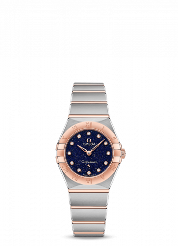Omega Constellation Manhattan 25 Quartz Stainless Steel / Sedna Gold / Aventurine 131.20.25.60.53.002