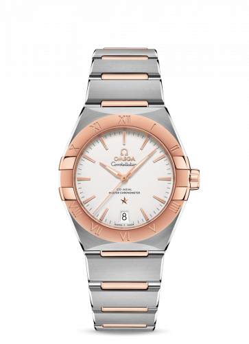 Omega Constellation Master Chronometer 36 Stainless Steel / Sedna / Silver / Bracelet 131.20.36.20.02.001