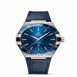Omega Constellation Master Chronometer 41 Stainless Steel / Sedna Gold / Ceramic / Blue 131.23.41.21.03.001