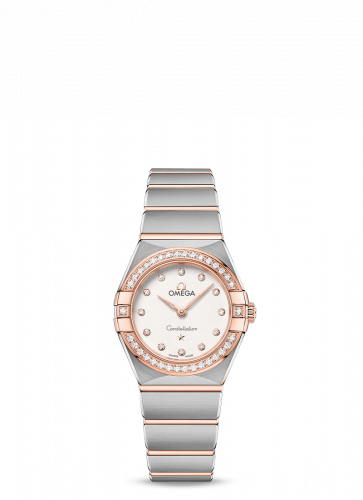 Omega Constellation Manhattan 25 Quartz Stainless Steel / Sedna Gold / Silver Diamond / Diamond 131.25.25.60.52.001