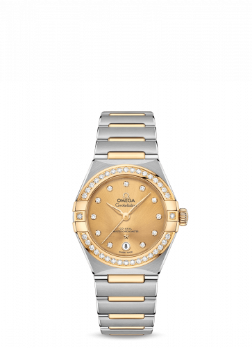 Omega Constellation Manhattan 29 Co-Axial Master Chronometer Stainless Steel / Yellow Gold / Champagne Diamond / Diamond 131.25.29.20.58.001