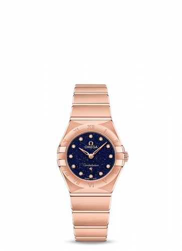 Omega Constellation Manhattan 25 Quartz Sedna Gold / Aventurine 131.50.25.60.53.002