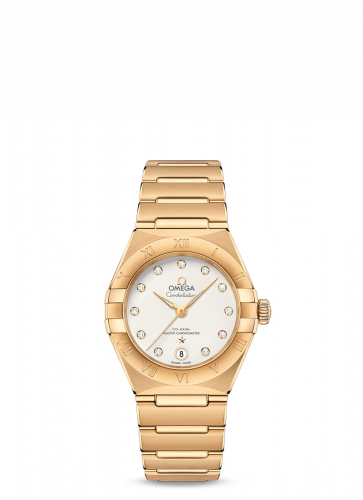 Omega Constellation Manhattan 29 Co-Axial Master Chronometer Yellow Gold / Silver 131.50.29.20.52.002