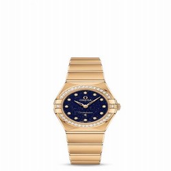 Omega Constellation Manhattan 25 Quartz Yellow Gold / Aventurine / Diamond 131.55.25.60.53.001