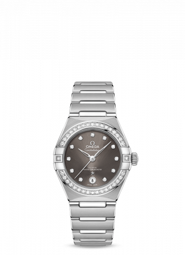 Omega Constellation Manhattan 29 Co-Axial Master Chronometer Stainless Steel / Grey Diamond / Diamond 131.15.29.20.56.001