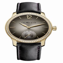 H. Moser & Cie Venturer Small Seconds, Rose Gold Diamond Bezel, Fume Dial 1321-0114