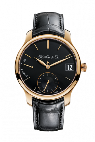 H. Moser & Cie Endeavour Perpetual Calendar, Rose Gold, Black Dial 1341-0102