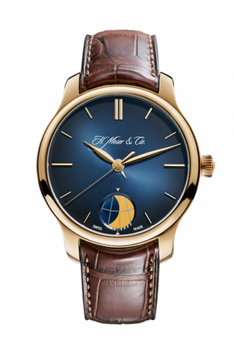 H. Moser & Cie Endeavour Moon Rose Gold / Blue Fume 1348-0100