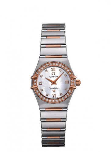 Omega Constellation Quartz 22.5 Stainless Steel / Red Gold / Diamond / MOP 1360.76.00