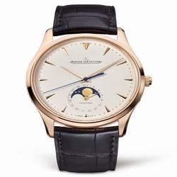 Jaeger-LeCoultre Master Ultra Thin Moon Pink Gold / Eggshell / Alligator 1362520