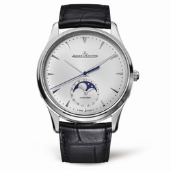 Jaeger-LeCoultre Master Ultra Thin Moon Stainless Steel / Silver / Alligator 1368420
