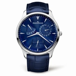 Jaeger-LeCoultre Master Ultra Thin Reserve de Marche Stainless Steel / Blue / Alligator 1378480