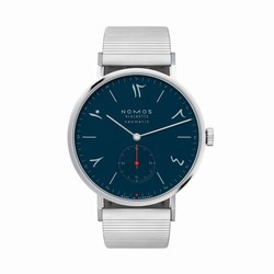 Nomos Glashutte Tangente Neomatik 39 Red Dot 2019 Commemorative Edition Blue 140.S6