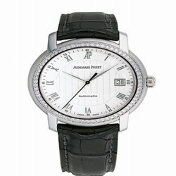 Audemars Piguet Jules Audemars Selfwinding White Gold / Diamond / White 15140BC.ZZ.A002CR.01