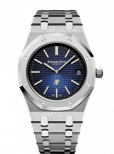 Audemars Piguet Royal Oak Extra-Thin Titanium / Platinum / Blue 15202IP.OO.1240IP.01