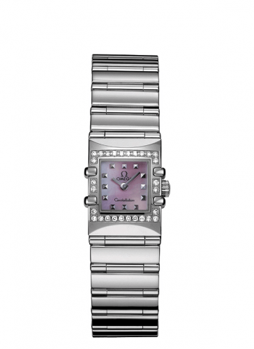 Omega Constellation Quadra Quartz 15 Stainless Steel / Diamond / MOP 1537.73.00
