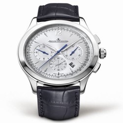 Jaeger-LeCoultre Master Chronograph Stainless Steel / Silver / Alligator 1538420