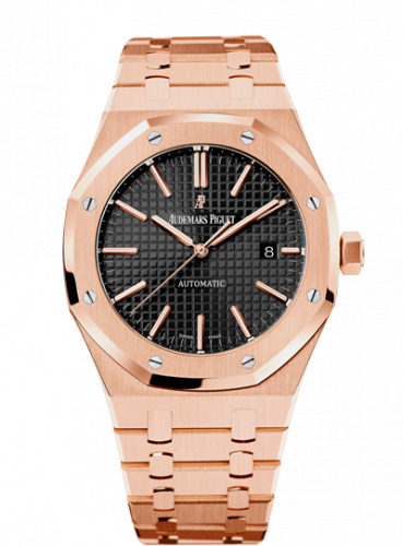 Audemars Piguet Royal Oak 15400 Pink Gold / Black 15400OR.OO.1220OR.01