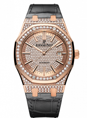 Audemars Piguet Royal Oak 15402 Pink Gold / Diamond 15402OR.ZZ.D003CR.01