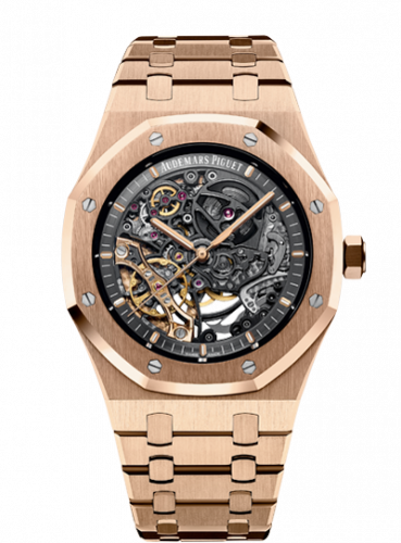 Audemars Piguet Royal Oak 41 Double Balance Wheel Openworked Pink Gold 15407OR.OO.1220OR.01