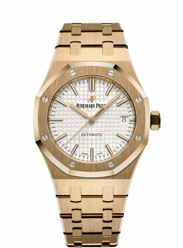 Audemars Piguet Royal Oak 15450 Selfwinding Yellow Gold / Silver 15450BA.OO.1256BA.01