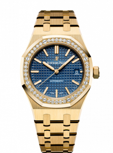 Audemars Piguet Royal Oak 15451 Selfwinding Yellow Gold / Blue 15451BA.ZZ.1256BA.01