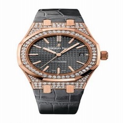 Audemars Piguet Royal Oak 15452 Selfwinding Pink Gold / Slate / Strap 15452OR.ZZ.D003CR.01