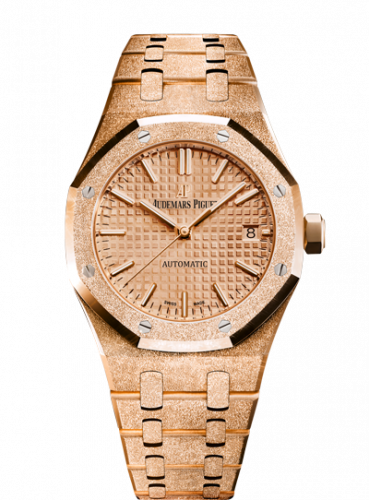 Audemars Piguet Royal Oak 15454 Selfwinding Frosted Pink Gold / Pink 15454OR.GG.1259OR.03