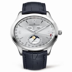 Jaeger-LeCoultre Master Calendar Stainless Steel / Silver / Alligator 1558420