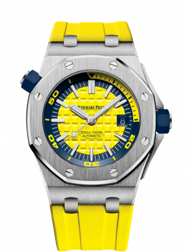 Audemars Piguet Royal Oak Offshore Diver Stainless Steel / Yellow 15710ST.OO.A051CA.01