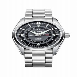 Eterna KonTiki Four-Hands Black / Bracelet 1598.41.41.0217