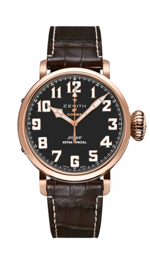 Zenith Pilot Type 20 Cohiba Edition Rose Gold / Black / Alligator 18.2430.679/27.C721