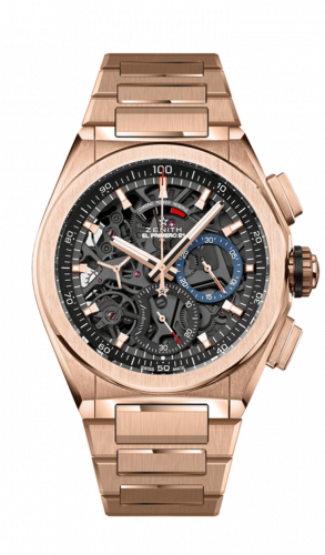 Zenith Defy El Primero 21 Rose Gold / Skeleton / Bracelet 18.9000.9004/71.M9000