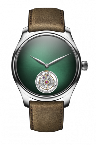 H. Moser & Cie Endeavour Tourbillon White Gold / Cosmic Green Concept 1804-0214