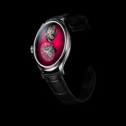 H. Moser & Cie Endeavour Cylindrical Tourbillon MB&F Burgundy 1810-1201