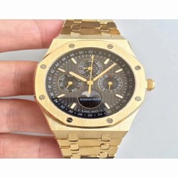 Audemars Piguet Royal Oak Perpetual Calendar 41MM 26574BA.OO.1220BA.01 BF Yellow Gold Black 