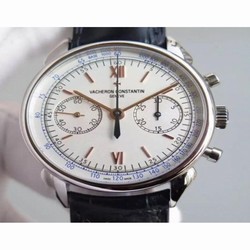 Vacheron Constantin Patrimony Traditionnelle Stainless Steel White 