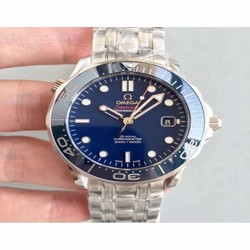 Omega Seamaster Diver 300M 212.30.41.20.03.001 JH Stainless Steel Blue 