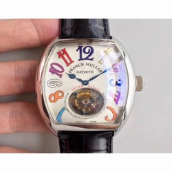 Franck Muller Crazy Color Dreams Tourbillon 8880 LH Stainless Steel White 