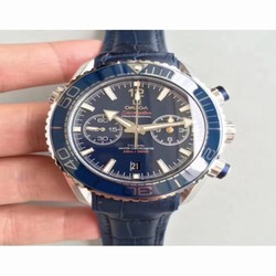 Omega Seamaster Planet Ocean 600M Chronograph 215.33.46.51.03.001 JH Stainless Steel Blue 