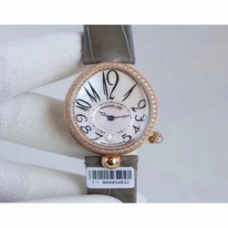 Breguet Reine de Naples 8918BR/58/964/D00D ZF Rose Gold & Diamonds Mother Of Pearl 