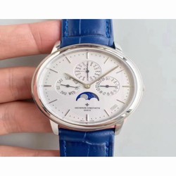 Vacheron Constantin Patrimony Perpetual Calendar 43175/000P-B190 BF Stainless Steel Silver 