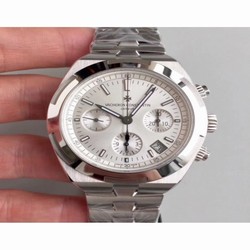Vacheron Constantin Overseas Chronograph 5500V/110A-B075 JF Stainless Steel Silver 