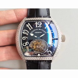 Franck Muller Cintree Curvex Imperial Tourbillon 8880 T ABF Stainless Steel & Diamonds Black 
