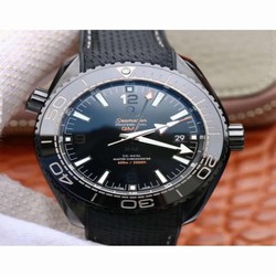 Omega Seamaster Planet Ocean 600M GMT Deep Black 215.92.46.22.01.001 VS PVD Black 